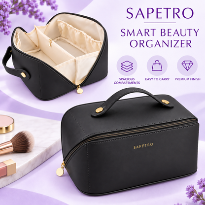SAPETRO Premium Makeup & Cosmetic Organizer Bag – Buy 1 Get 1 Free