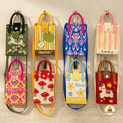 Knitted Mini Crossbody Phone Bag for Women – Lightweight Portable Shoulder Handbag for Travel, Shopping & Daily Use